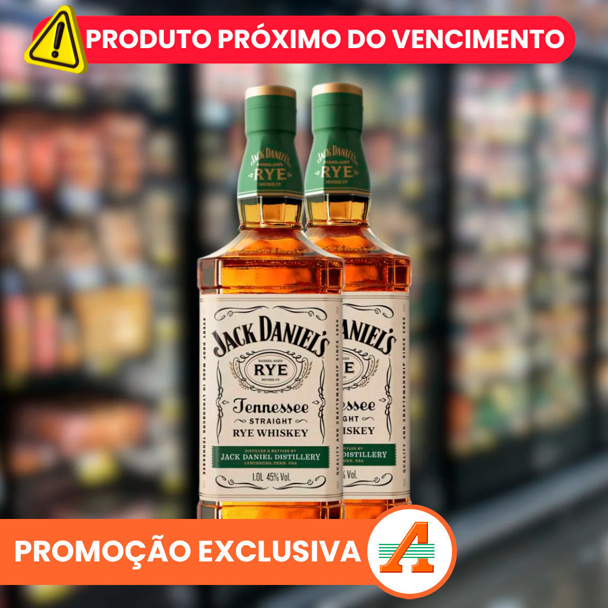 PAGUE 1 LEVE 2: Whisky Jack Daniels - PRÓXIMO DO VENCIMENTO (Válido até 15/09/2025)