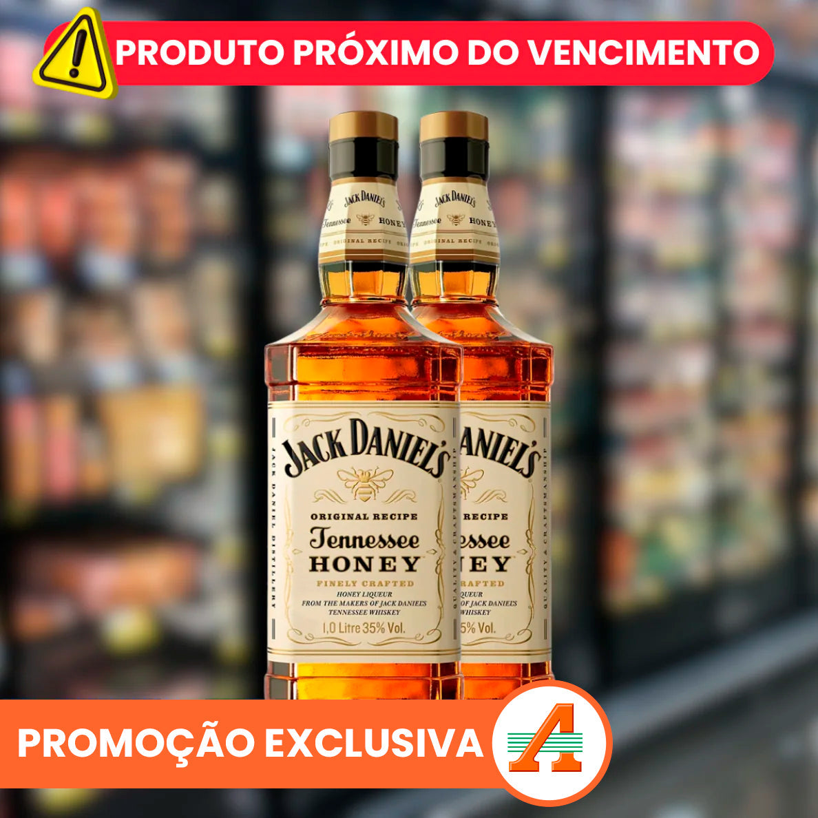 PAGUE 1 LEVE 2: Whisky Jack Daniels - PRÓXIMO DO VENCIMENTO (Válido até 15/09/2025)