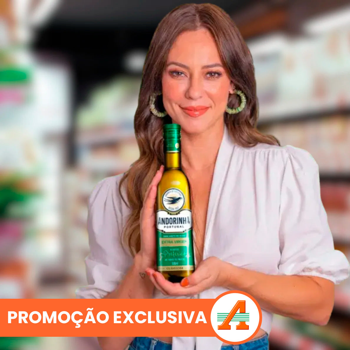 Kit 5 Azeites de Oliva Andorinha Extra Virgem 500ml - PACK PROMOCIONAL